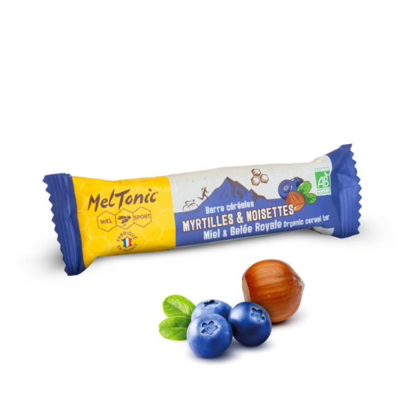 Barre céréales bio Myrtilles et noisettes